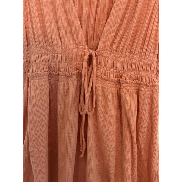 Free People Beach Bound Peach Boho Tank Top sz S - Picture 6 of 9